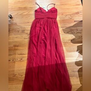 Amsale Vibrant Red Dress